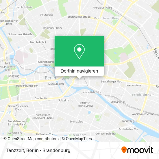 Tanzzeit Karte