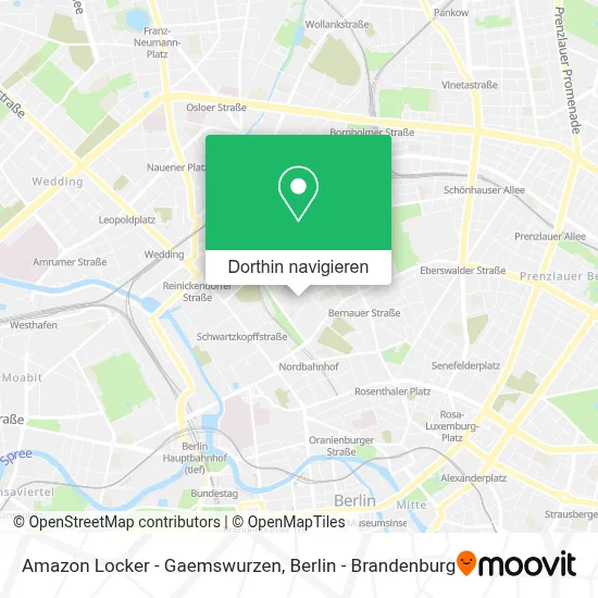 Amazon Locker - Gaemswurzen Karte