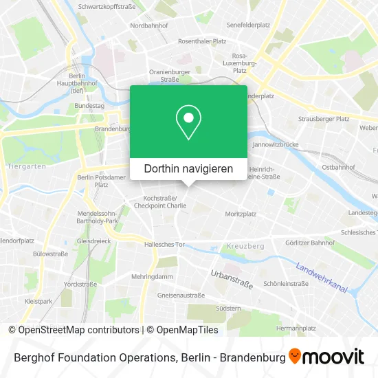 Berghof Foundation Operations Karte