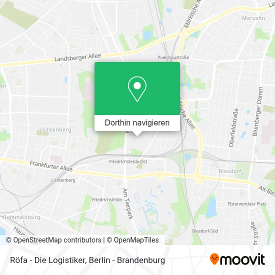 Röfa - Die Logistiker Karte