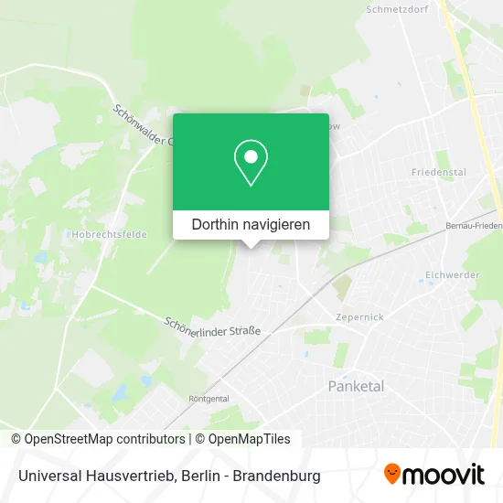 Universal Hausvertrieb Karte