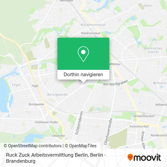 Ruck Zuck Arbeitsvermittlung Berlin Karte
