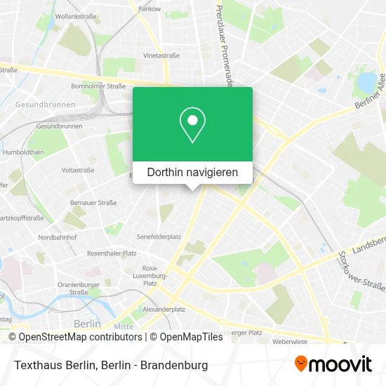 Texthaus Berlin Karte