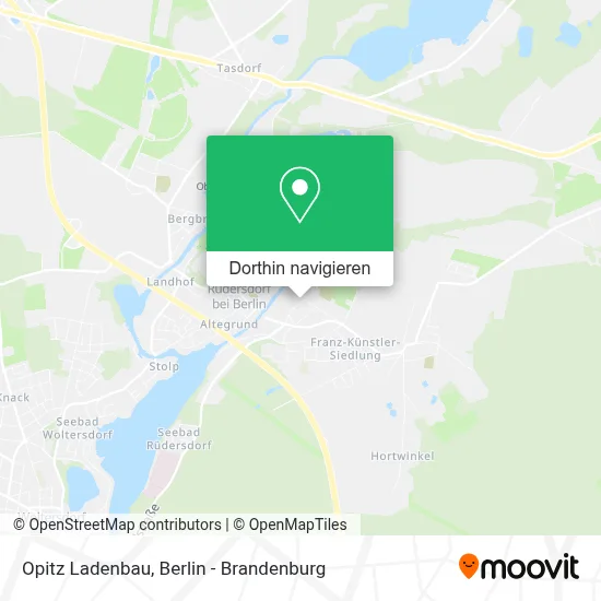 Opitz Ladenbau Karte