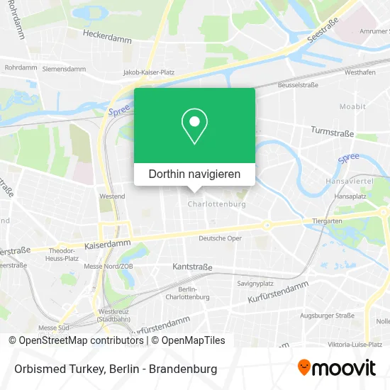 Orbismed Turkey Karte
