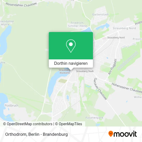 Orthodrom Karte