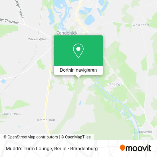 Muddi's Turm Lounge Karte