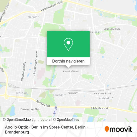 Apollo-Optik - Berlin Im Spree-Center Karte