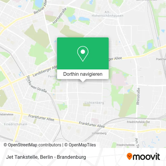 Jet Tankstelle Karte