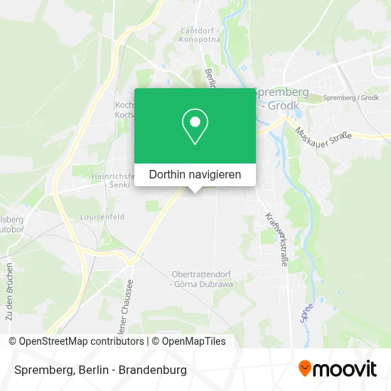 Spremberg Karte