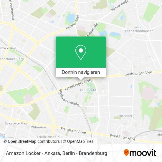 Amazon Locker - Ankara Karte