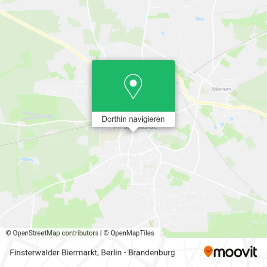 Finsterwalder Biermarkt Karte