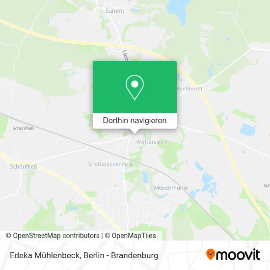 Edeka Mühlenbeck Karte