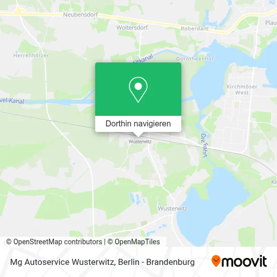 Mg Autoservice Wusterwitz Karte