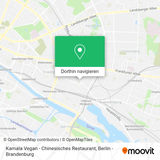 Kamala Vegan - Chinesisches Restaurant Karte