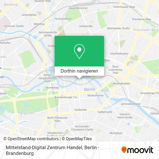 Mittelstand-Digital Zentrum Handel Karte