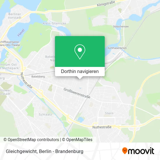 Gleichgewicht Karte
