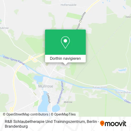 R&B Schlaubetherapie Und Trainingszentrum Karte