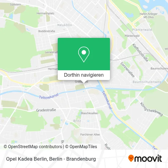 Opel Kadea Berlin Karte
