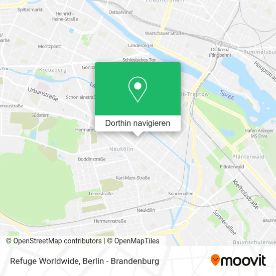 Refuge Worldwide Karte