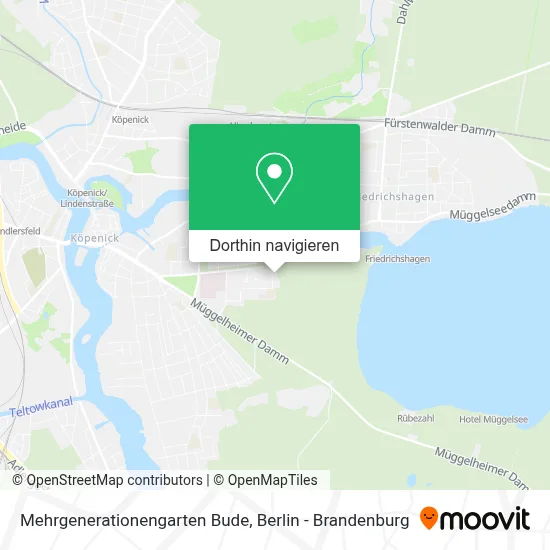 Mehrgenerationengarten Bude Karte