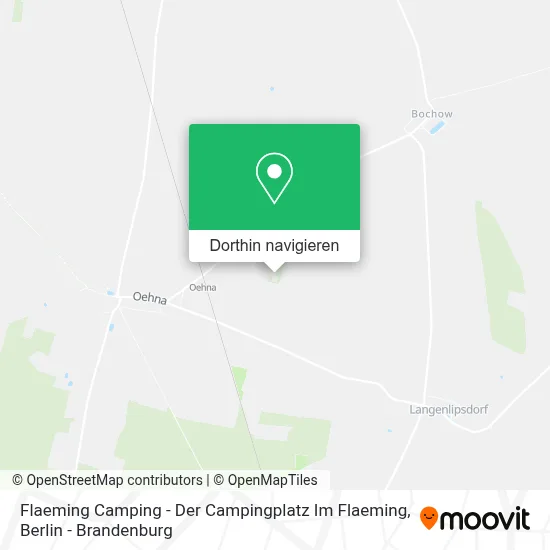 Flaeming Camping - Der Campingplatz Im Flaeming Karte