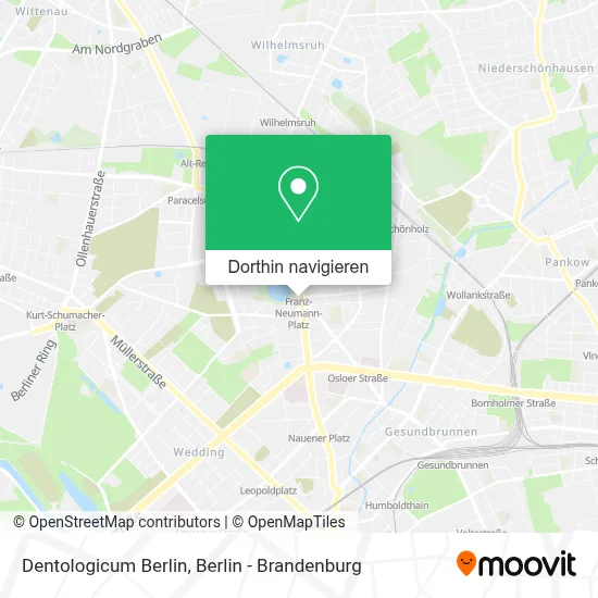 Dentologicum Berlin Karte