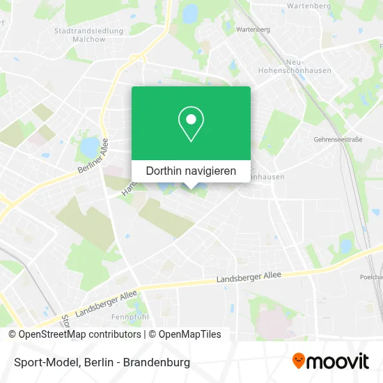 Sport-Model Karte