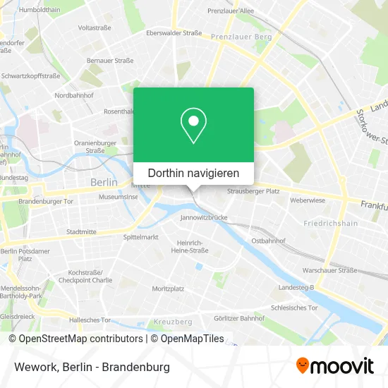 Wework Karte