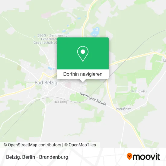 Belzig Karte