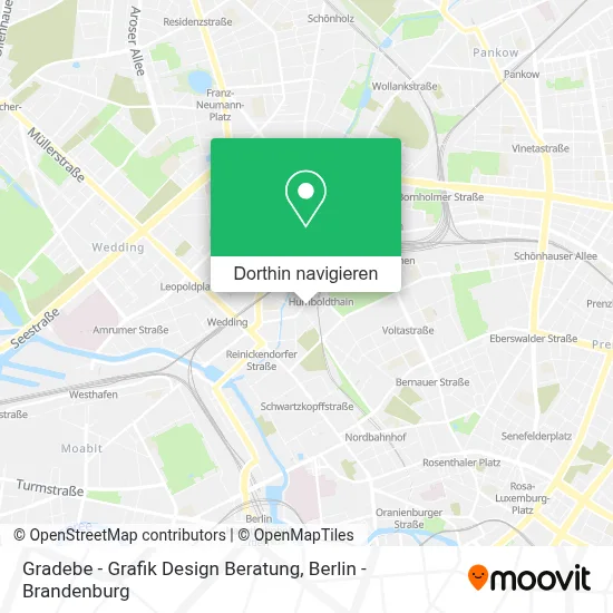 Gradebe - Grafik Design Beratung Karte
