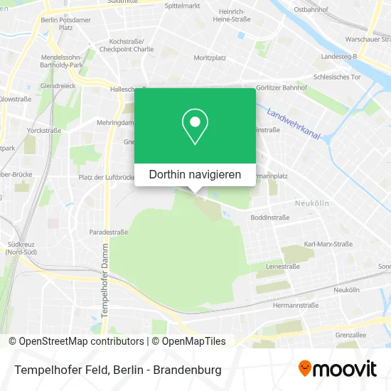 Tempelhofer Feld Karte