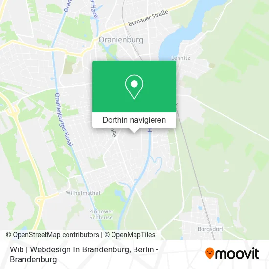 Wib | Webdesign In Brandenburg Karte