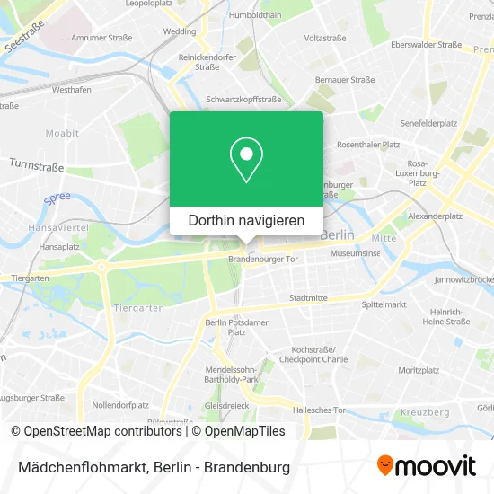 Mädchenflohmarkt Karte