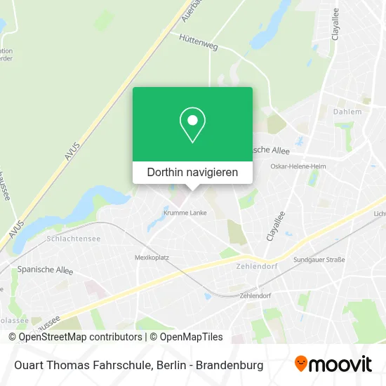 Ouart Thomas Fahrschule Karte