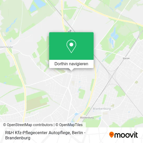 R&H Kfz-Pflegecenter Autopflege Karte