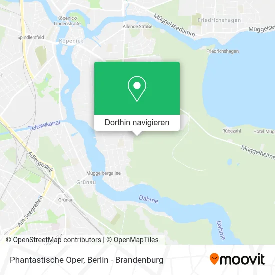 Phantastische Oper Karte