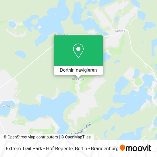Extrem Trail Park - Hof Repente Karte