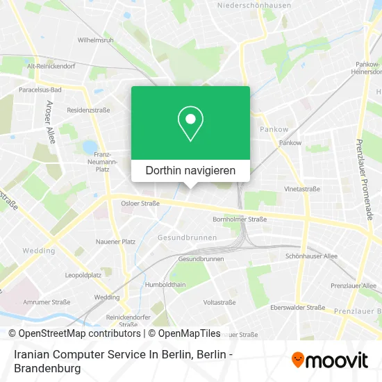 Iranian Computer Service In Berlin Karte
