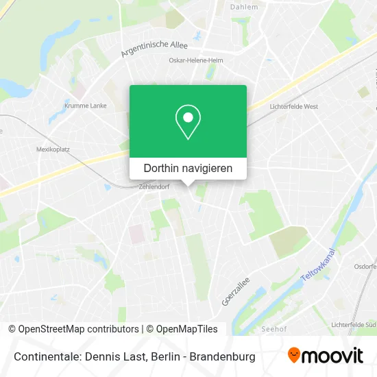 Continentale: Dennis Last Karte