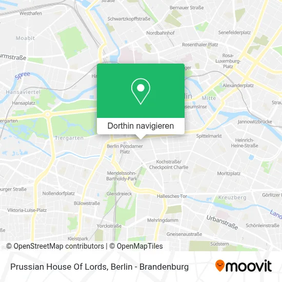 Prussian House Of Lords Karte