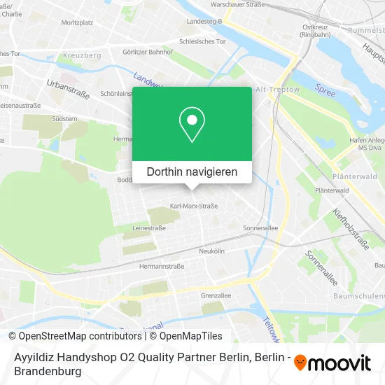 Ayyildiz Handyshop O2 Quality Partner Berlin Karte