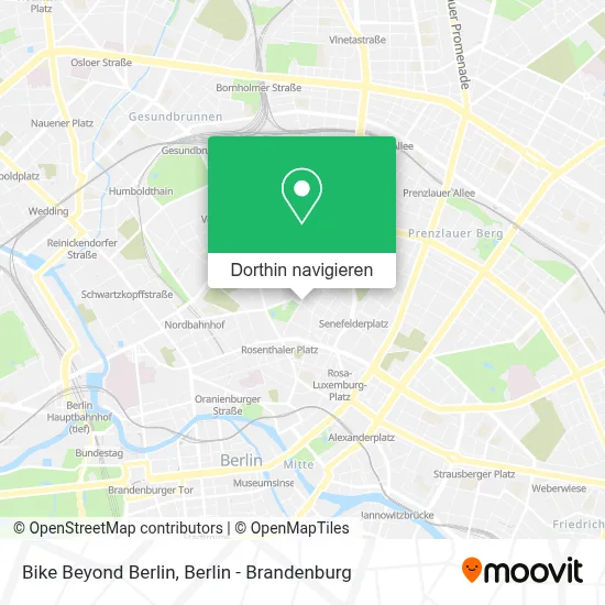 Bike Beyond Berlin Karte