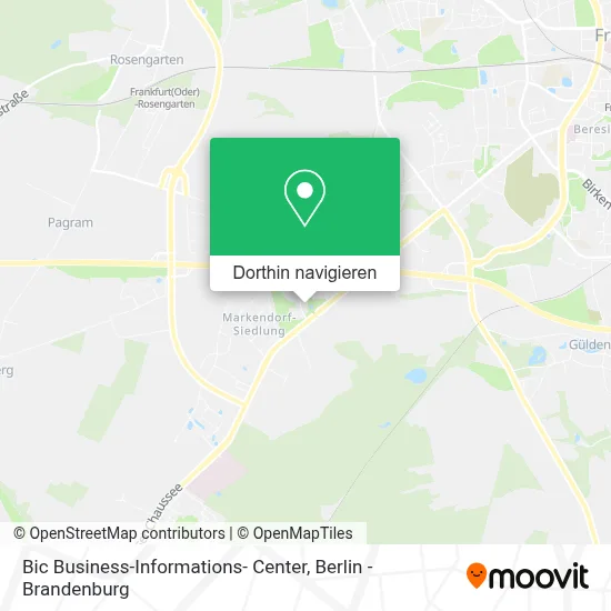 Bic Business-Informations- Center Karte