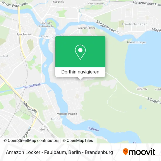Amazon Locker - Faulbaum Karte