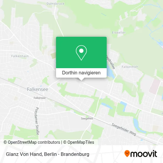Glanz Von Hand Karte