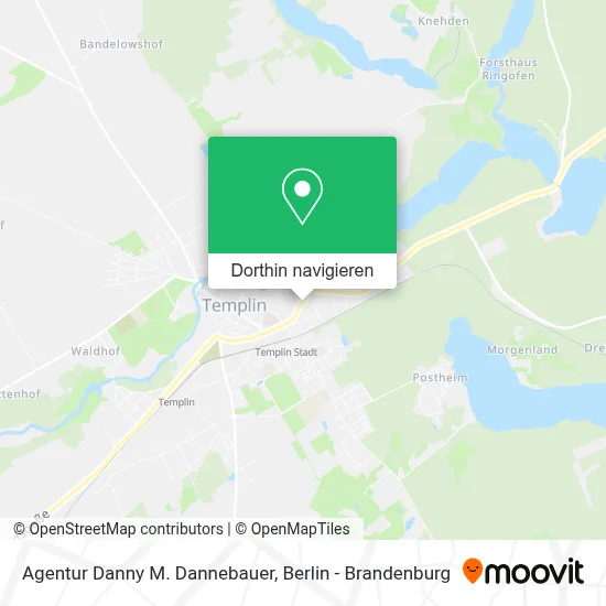 Agentur Danny M. Dannebauer Karte