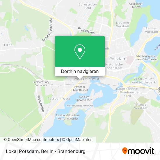 Lokal Potsdam Karte