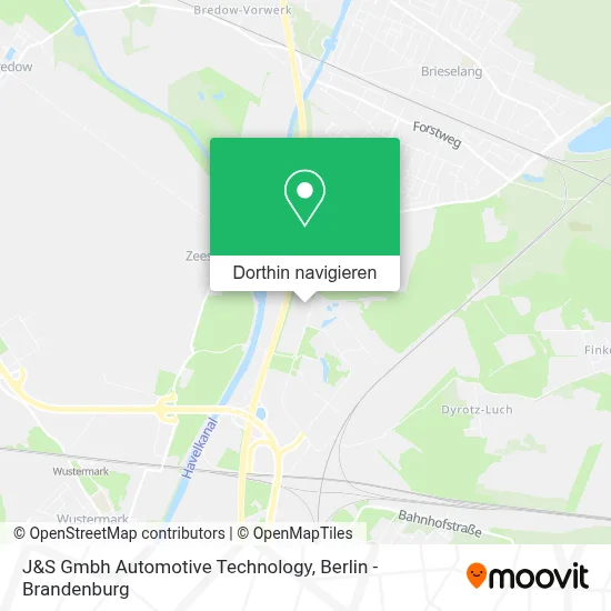 J&S Gmbh Automotive Technology Karte
