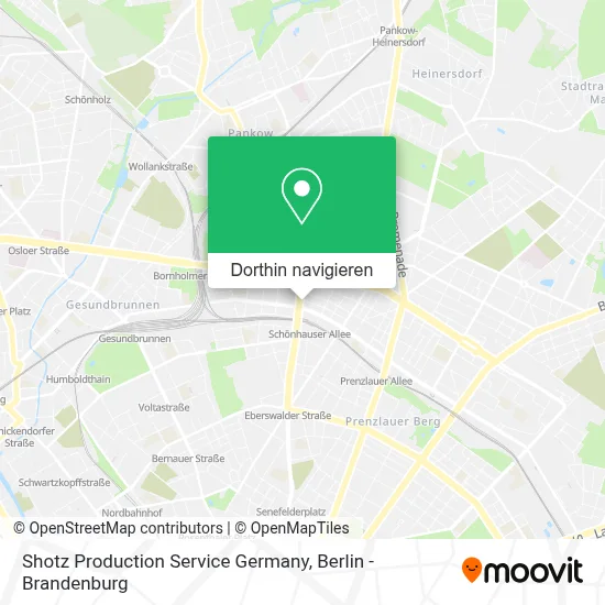 Shotz Production Service Germany Karte